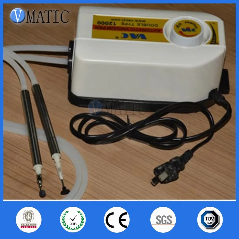 Free Shipping VAC 12000 Vacuum Suction Pump / Pen for Bag Repair, IC SMD Pick Up