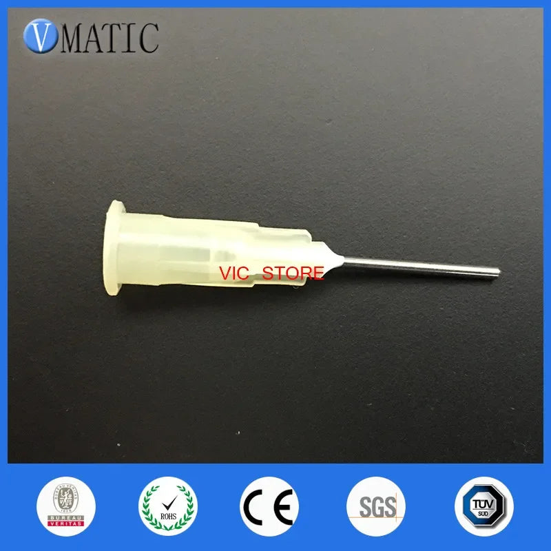 Free Shipping 19G Dispensing Machine Syringe Pinhead Needle 0.5'' Metal Pinhead Glue Dispensing Needle 1/2 Inch