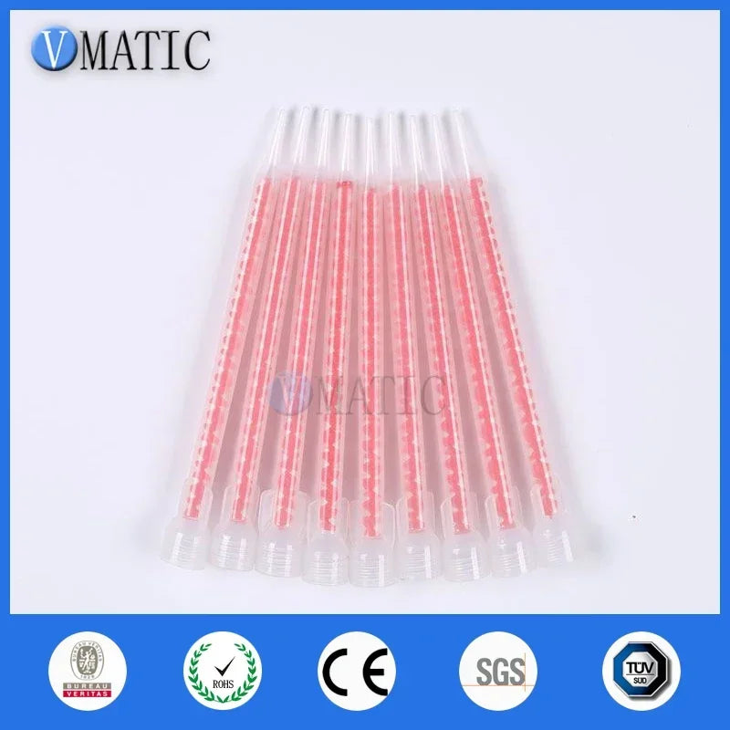 ‌100PCS Static Mixer Nozzles for 200-600ml Dual Ratio 1:1 & 2:1 High-Flow Dispensing Tips Epoxy, Polyurethane Silicone Adhesives