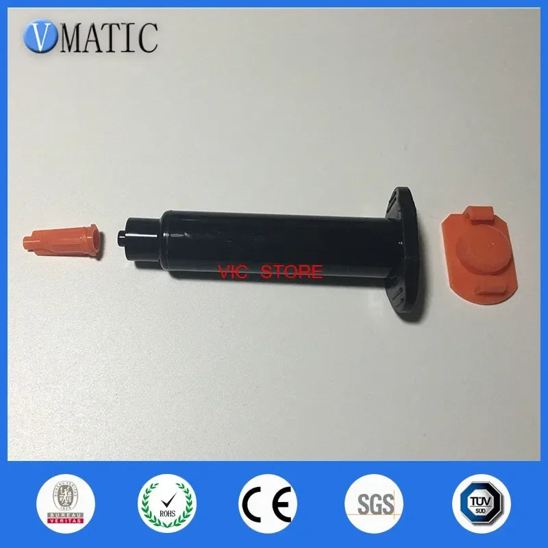 Free Shipping Factory Price 50cc/ 50ml Black Syringe Barrel Set Glue Dispensing Syringe 10sets/bag With High Quality