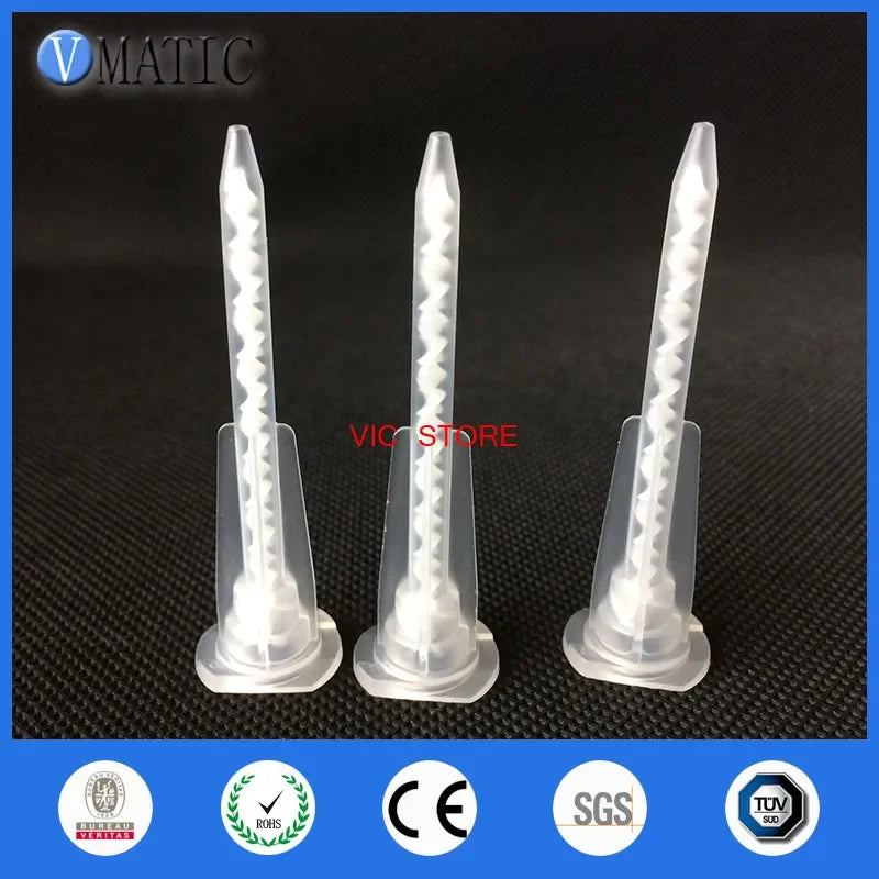 Free Shipping Resin Static Mixer MA3.0-17S Mixing Nozzles For Duo Pack Epoxies With White Color