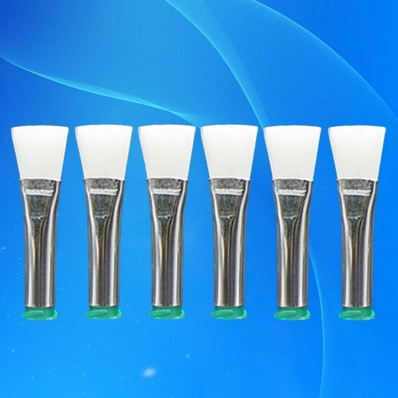 Free Shipping 10Pcs 18G Flat 11mm Width Glue Dispensing Needle Brush Tips