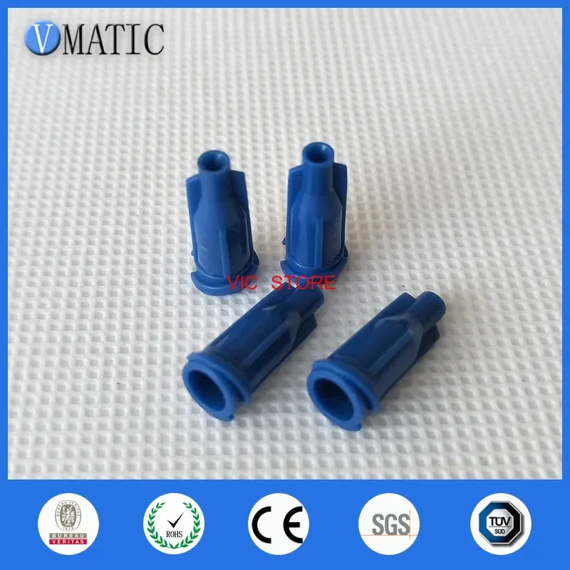 Free Shipping 1000Pcs Luer Lock Screw Type Dark Blue Syringe Caps Dispensing Syringe Cap Stoppers
