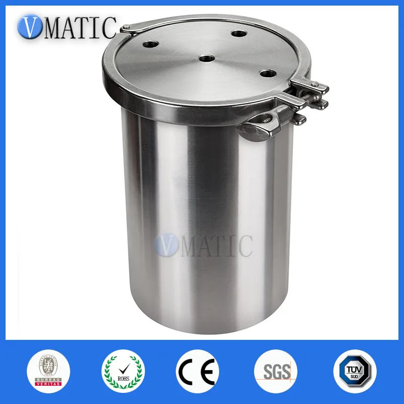 High Quality Clip Frame Type Stainless Steel 304 Pneumatic Pressure Tank 10L With Accessories
