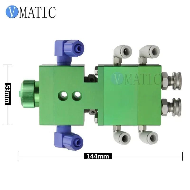 ‌Stainless Steel Hydraulic Dispensing Valve | Manual AB Glue Applicator for Sealant  Adhesive Fast Ship‌