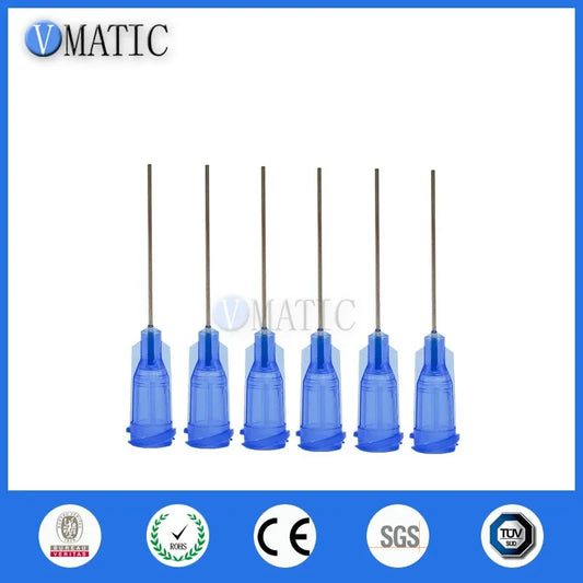 Free Shipping 100 Pcs 1'' Length Dispense Needles 22G Syringe Needle Tip 1 Inch Length Syringe Needle