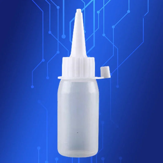 ‌Industrial 30ml Squeeze Bottle 2-Pcs | Chemical-Resistant Adhesive Container for Glue Dispensing (LDPE, Dropper Tip) Free Shipp