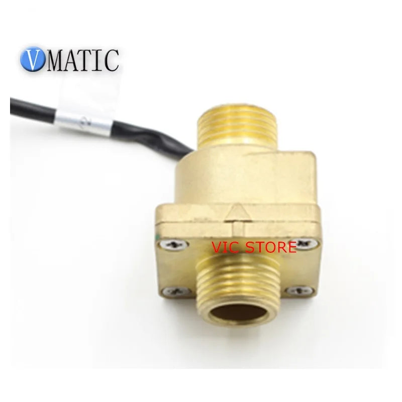 High Quality Electronic Motion Sensor Toilet Flush Brass Material Price VC4050-G1-2 Machinery Flow Water Switch