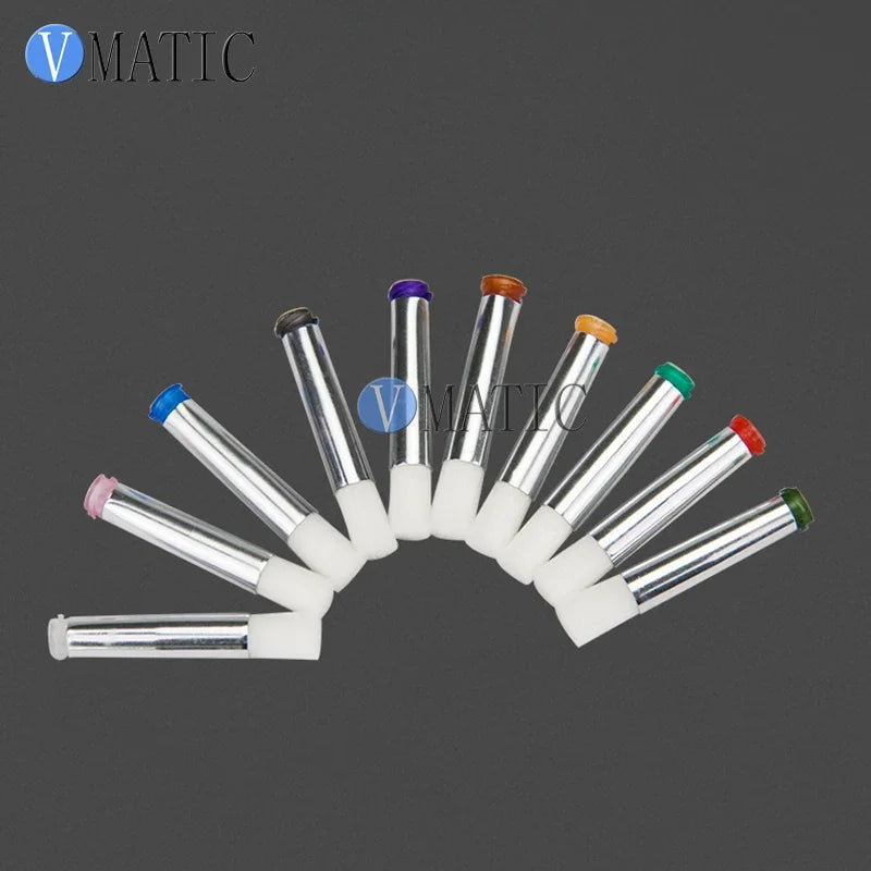 Free Shipping 14G 7mm Needle Brush Double Screw Thread Needles EFD Soft Brush Needle Round Mouth Glue Dispensing Tip