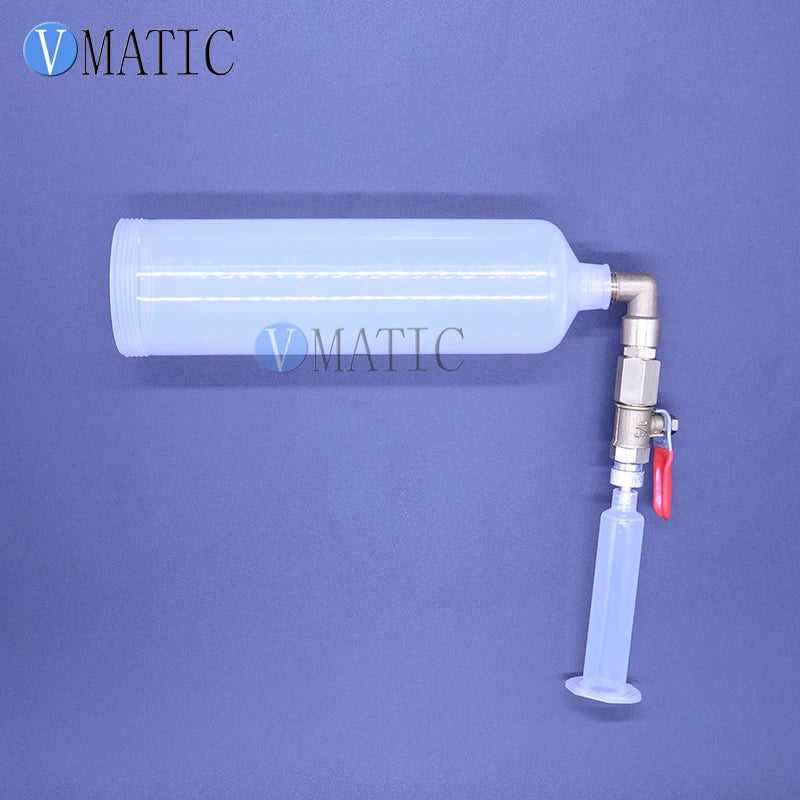 Free Shipping Glue Filling Equipment With 1 Pc 300 Cc / Ml Pneumatic Syringe With 1 Pc 10 Cc / Ml Syringe & Adapter