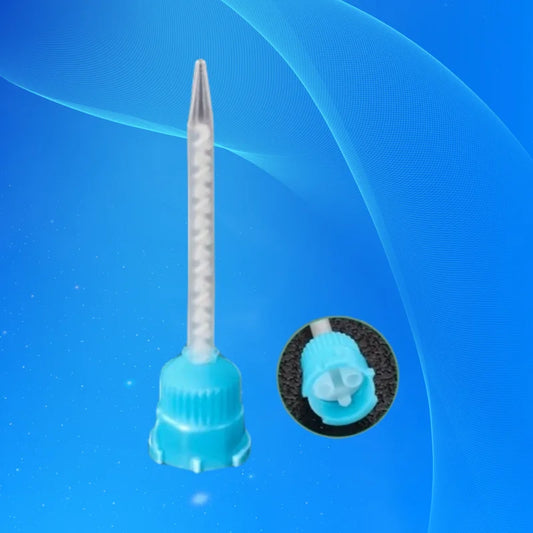 ‌MB3.2-16S Disposable Static Mixer | 16-Layer Spiral Core for 1:1 Epoxy Adhesive & Construction Glue (Polypropylene, Anti-Clog D