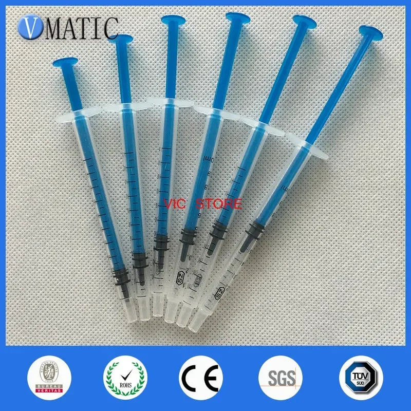 Free Shipping 1ml Glue Dispensing Plastic Liquid Dispensing Syringe Industrial Plastic Manual Syringe 1cc
