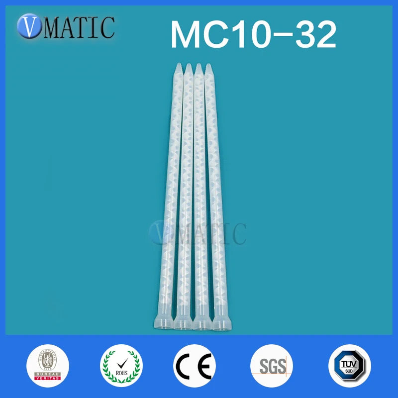 High Quality Resin Static Mixer MC 10-32 Mixing Nozzles For Duo Pack Epoxies (White Core)