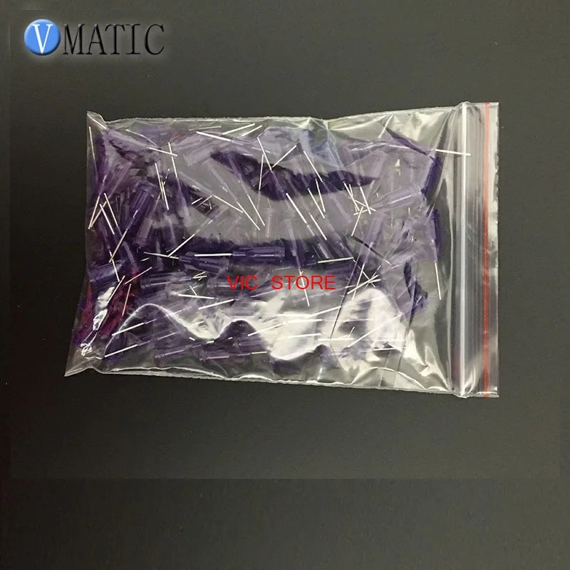Free Shipping 100 Pcs Stainless Steel Dispensing Needles Dispenser Syringe Needle Tips 0.5'' 21G Te Dispensing Tips 1/2 Inch