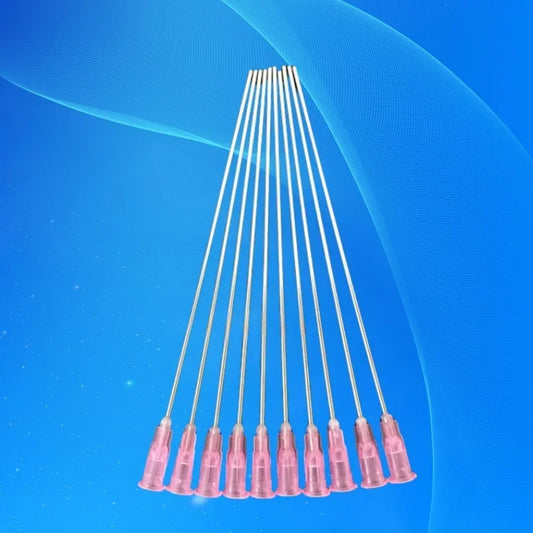 16-27G Industrial Safety Blunt Tip Needles 100mm | Anti-Clog Precision Dispensing for Epoxy Resin & Nail Art x 10pcs