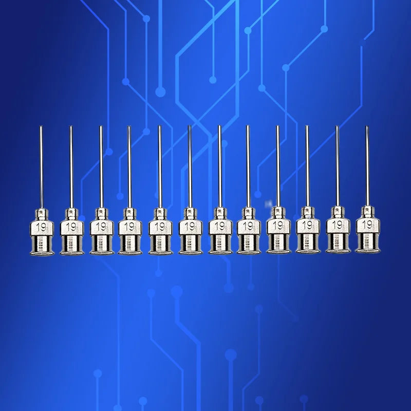Free Shipping 12Pcs 1 Inch Tip Length 19G Blunt Stainless Steel Dispensing Tips Dispenser Syringe Needle With Factory Price