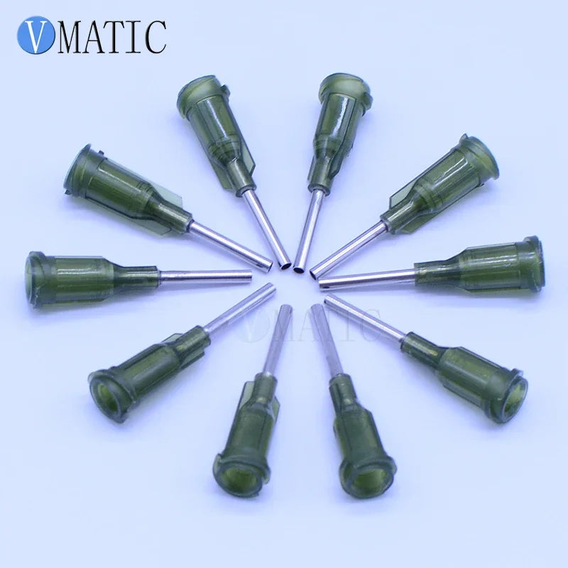 Free Shipping 100Pcs/Lot 14G 1/2'' Stainless Steel Tip Dispensing Needles Syringe Needle Tips Olive Screw Needle Mouth