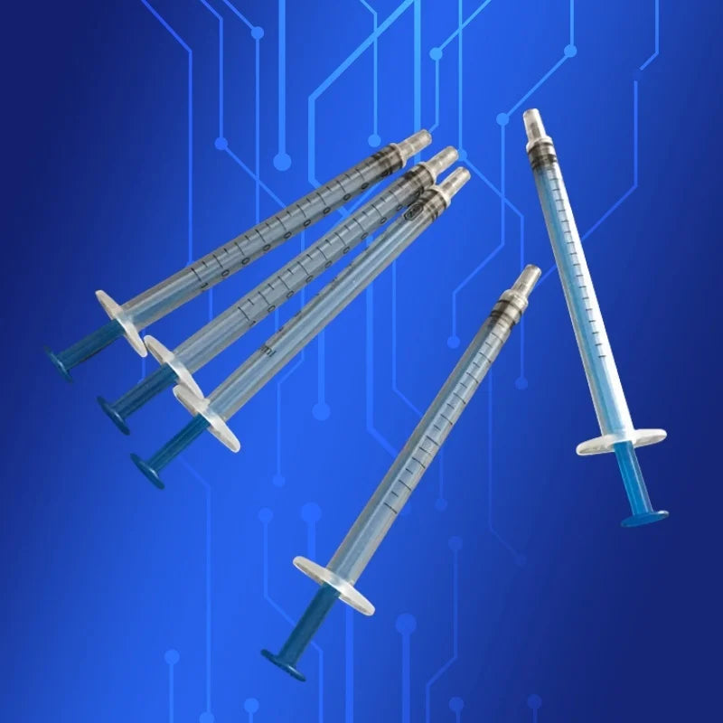 ‌20PCS 1ml Plastic Syringes Kit | Precision Dispensing Tools with Safety Cap for Lab/Craft (1cc Graduated, Non-Sterile)‌