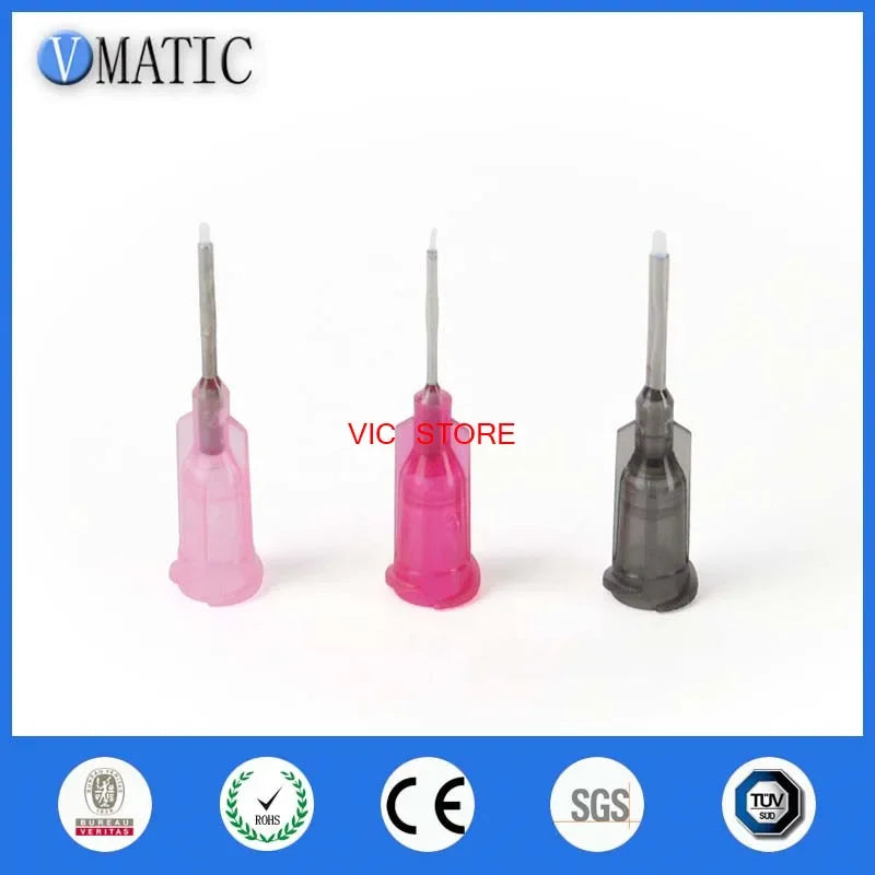 ‌100PCS 0.5'' PTFE Lined Dispensing Needle Tips | Anti-Clogging Precision for Epoxy/Adhesive Free Shipping‌