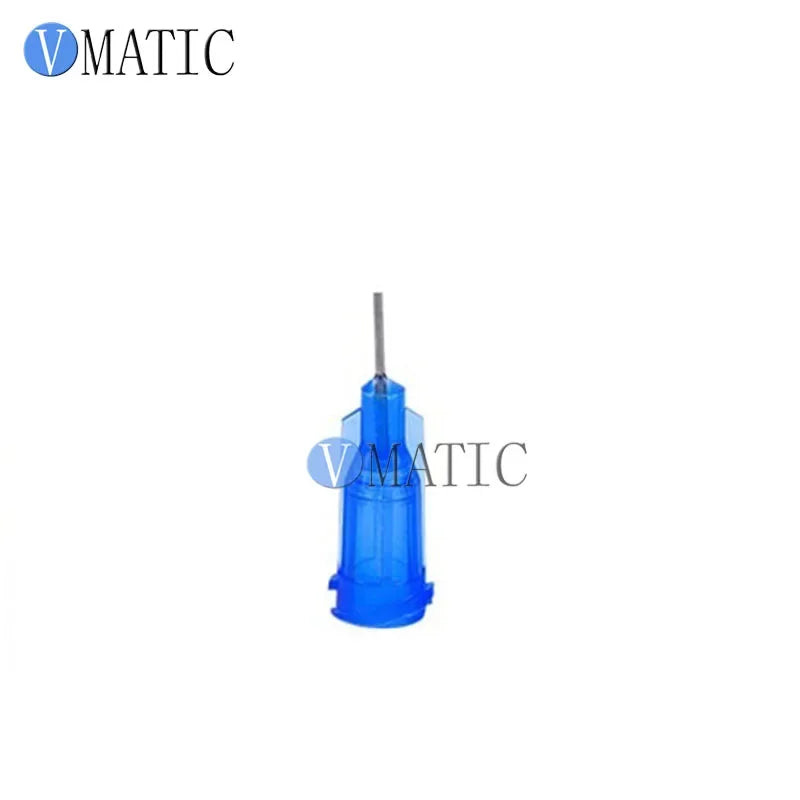 High Quality Blue Color Quality 100Pcs/Lot 22G 1/4'' Inch Stainless Steel Tip Dispensing Screw Needles Syringe Needle Tips