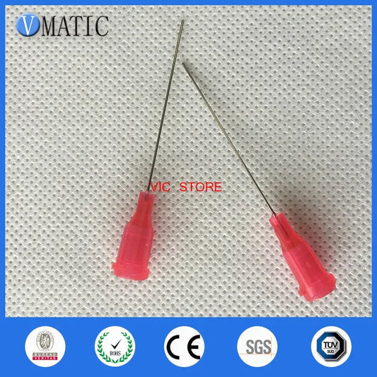Free Shipping Hot Sale 100Pcs Dispensing Needle Tip 25G 1 Inch Length For Liquid Dispenser Adhesive Glue Syringe