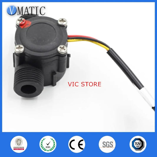 Free Shipping Micro Meter Liquid Hall Effect Magnetic Switch VCA168-4 Water Flow Rate Sensor