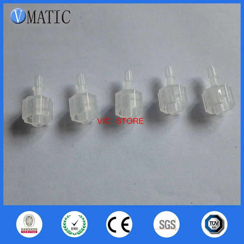 High Quality 100 Pcs 3/32 Inch Male Hose Barb Plastic Pipe Fitting Connector Adapter For Liquid Fuel Gas Water Oil Air
