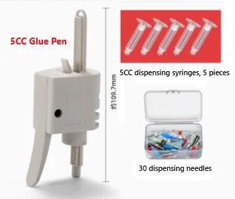 Manual Dual Cartridge Glue Gun 10/30/50cc for AB Glue, Solder Paste, Ink, Silicone - Dispensing Tools