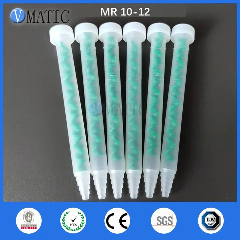 Free Shipping MR10-12 Plastic Dynamic Static Mixer Mixing Nozzles For Glue Dispensing Machine