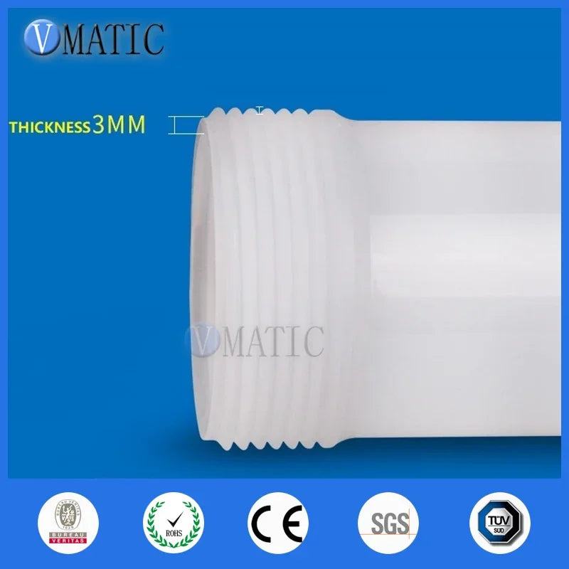 Free Shipping US Type Thickening 300 Cc / Ml Glue Filling Pneumatic Plastic Dispenser Syringe Barrel Set With Fast Quick Fitting