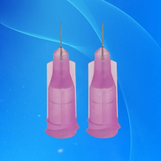 Free Shipping Lavender 100pcs/lot 30G 1/4'' Stainless Steel Tip Dispensing Screw Needles Non Sterilized Syringe Needle Tips