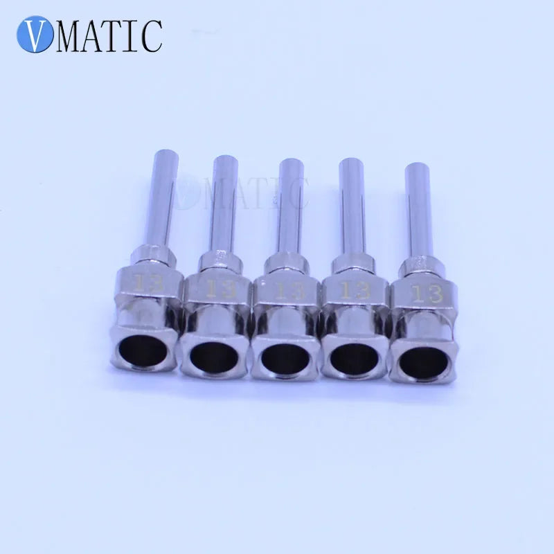 Free Shipping 0.5'' Length 13G All Metal Tips Blunt Stainless Steel 12Pcs Glue Liquid Fluid Dispensing Syringe Needle 1/2 Inch