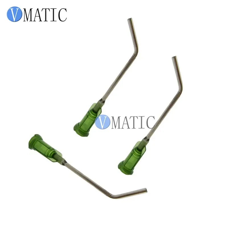 Free Shipping 45 Degree Bent 14G 1 Inch Bent Blunt Tip Syringe Dispensing Needle