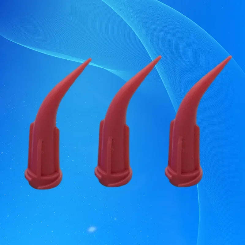 25G TT All-Plastic Angled Dispensing Needle - Slanted Tip Bendable Needle for Dispensing Machine, Glue Application