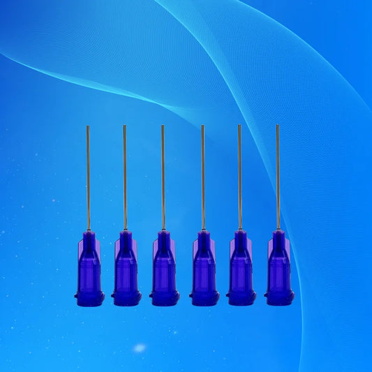 ‌21G Industrial Dispensing Needles 100PCS | Aluminum Mount & Stainless Steel 1" Tube for SMT Free Shipping‌