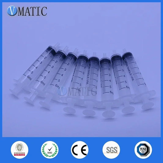Precision 6ml Manual Syringe ✅ Leakproof Design for Cosmetics/Adhesive (Without Needle + Free Ship)
