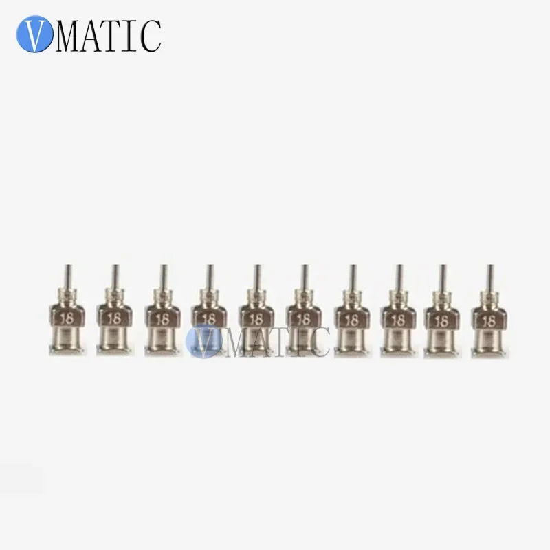 12×18G Industrial Dispensing Tips ▶ 6.35mm Metal Syringe System 🚚