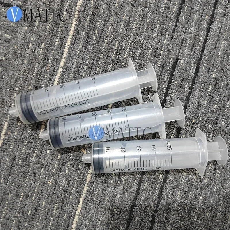 Free Shipping 20Pcs 50ml Dispensing Plastic Liquid Dispenser Syringe