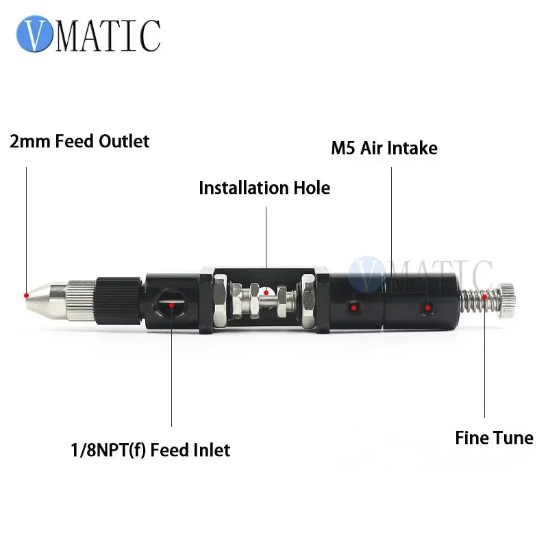 Free Shipping Glue / Liquid Needle Nozzle Pressure Pneumatic Control Valve