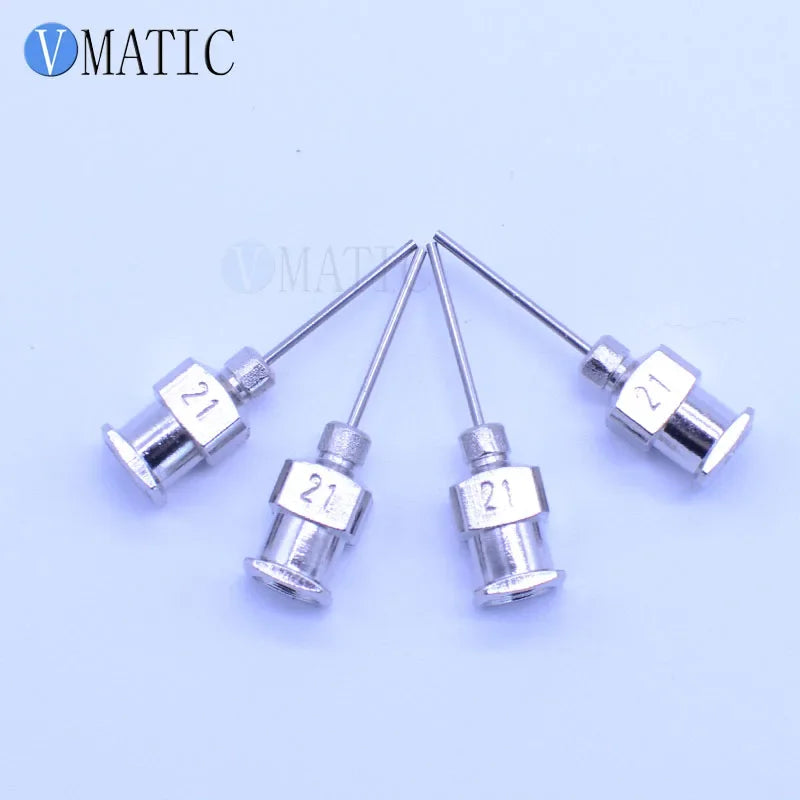 Free Shipping 12Pcs 0.5'' Tip Length 21G Stainless Steel Glue Needle Tip 1/2 Inch