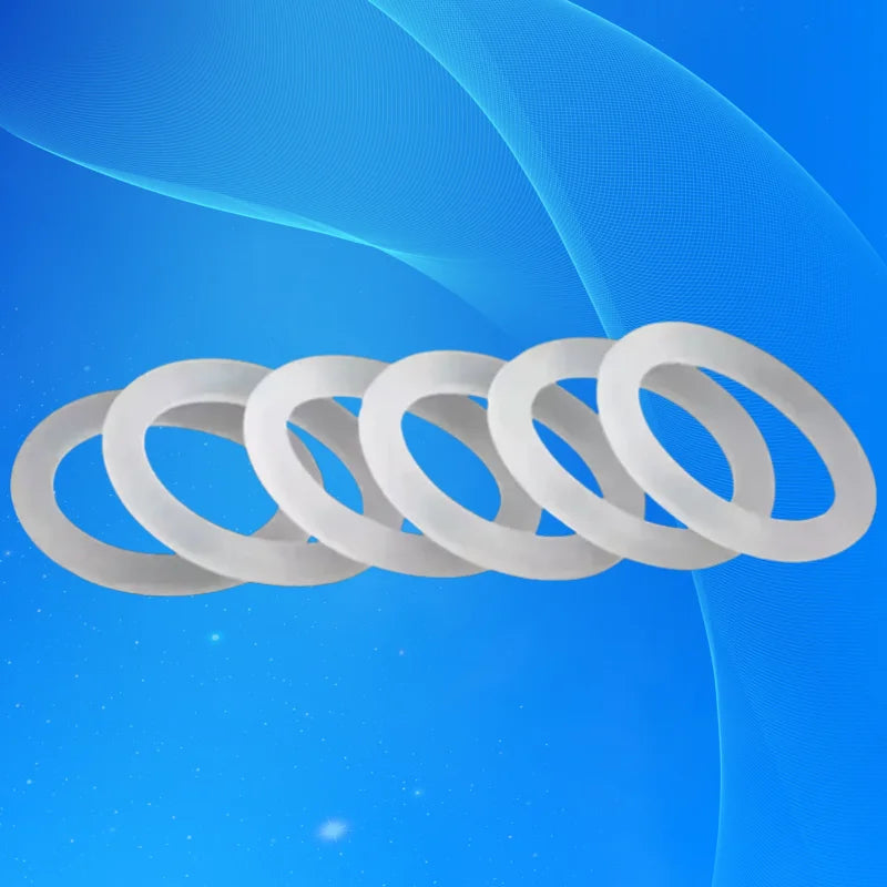 White Silicone Ring Gasket CS 1-2.4mm OD5 ~ 90mm Food Grade Waterproof Washer Rubber Insulate o-ring rubber ring