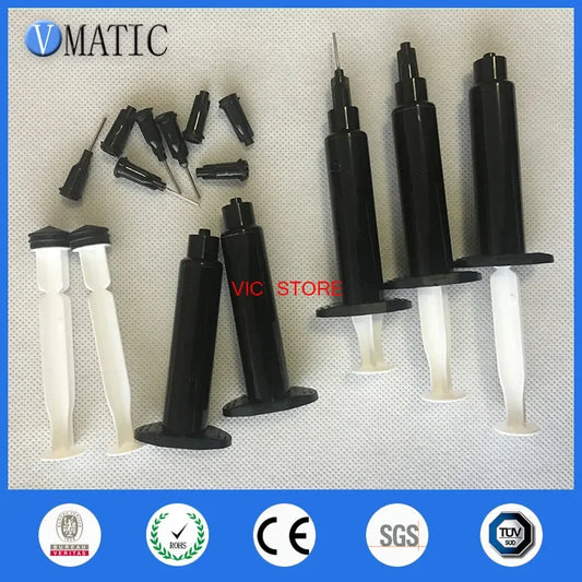 Free Shipping Non Sterilized 3cc/ml Light Blocking Black Manual Syringe With Needle & Stopper 10pcs