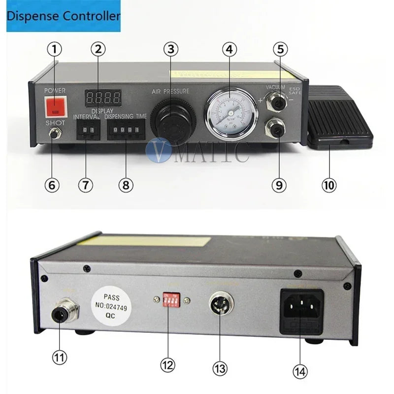 ‌Digital AB Glue Dispenser | Auto System with 2x3L Tanks & Mixing Valve Controller Fast Ship‌