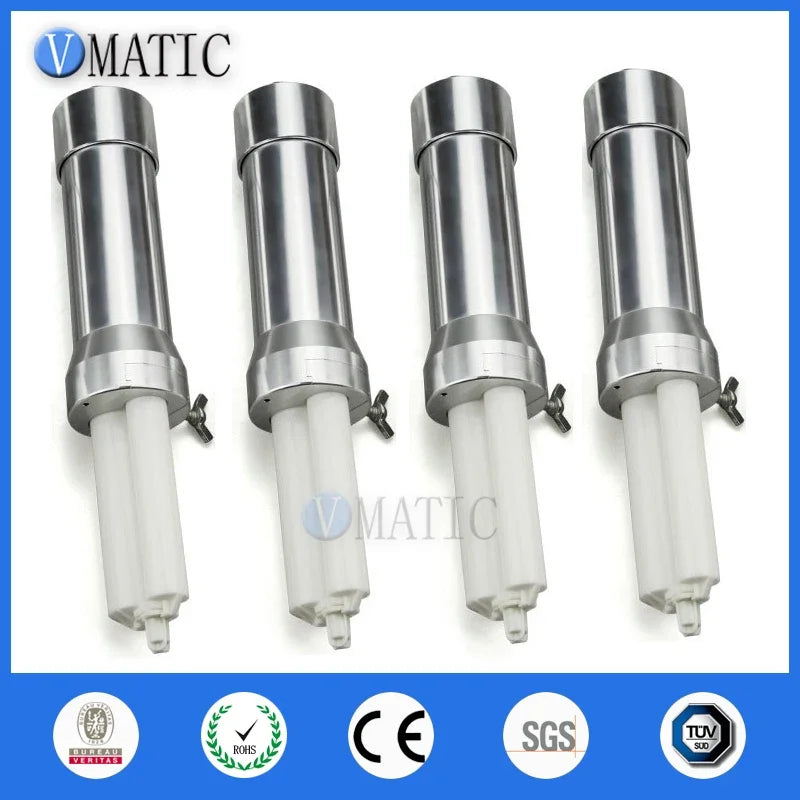 ‌Industrial 2:1 AB Pneumatic Dispenser Valve | 50ml Dual-Cartridge Epoxy Mixer with LED Flashlight Free Shipping‌