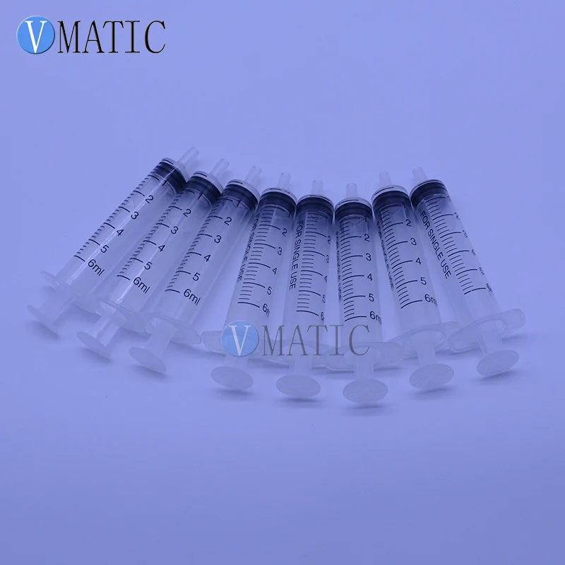 High Quality Non-Sterilized 6Cc/Ml Manual Glue Dispensing Syringe Applicator Glue Dispensing Syringe