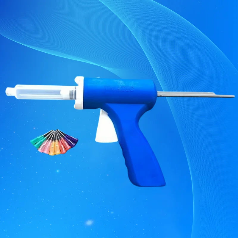 ‌Industrial 10ml Epoxy Glue Gun | Dual-Cartridge Dispenser with Stainless Needles & Anti-Clog Syringe Free Shipping‌