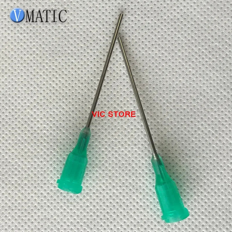Free Shipping 50 sets 18 Gauge 1.5'' Length Blunt Dispensing Needles & Syringe Caps 1-1/2 Inch Needle