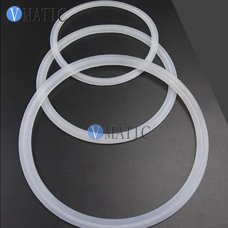 High-Temperature & Acid/Alkali Resistant Silicone Gasket Frame-Mounted Pressure Tank Seal, Durable Anti-Dust Rubber Ring
