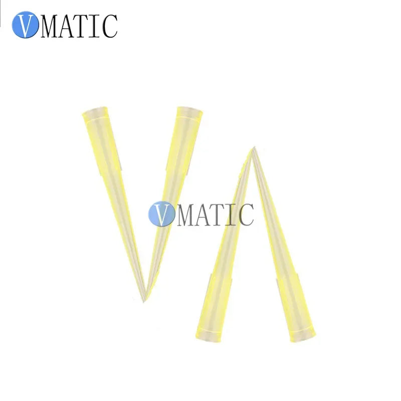 Free Shipping 1000Pcs 200ul 0.2ml Plastic Needle ID 6mm Length 50mm Ranular Fluid TT Tips