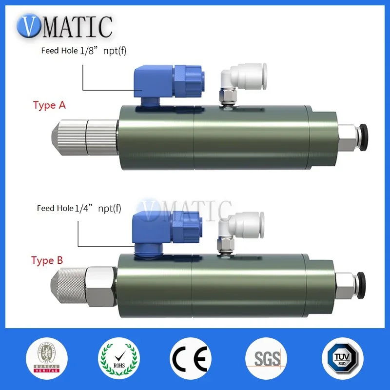 High Quality VC5252 Glue Dispensing Pneumatic Suck Back Double Action Plunger Valve For White Emulsoid Adhesive & UV Adhesive